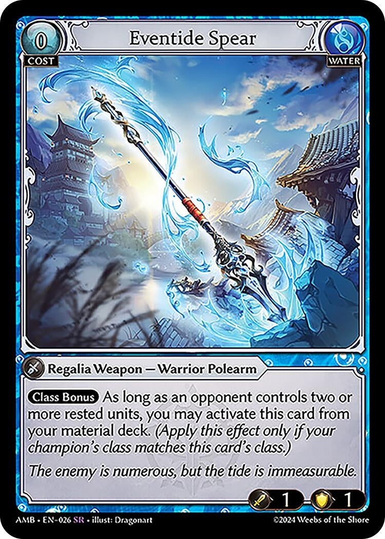 Image for Eventide Spear (Mortal Ambition) (026) - Grand Archive TCG