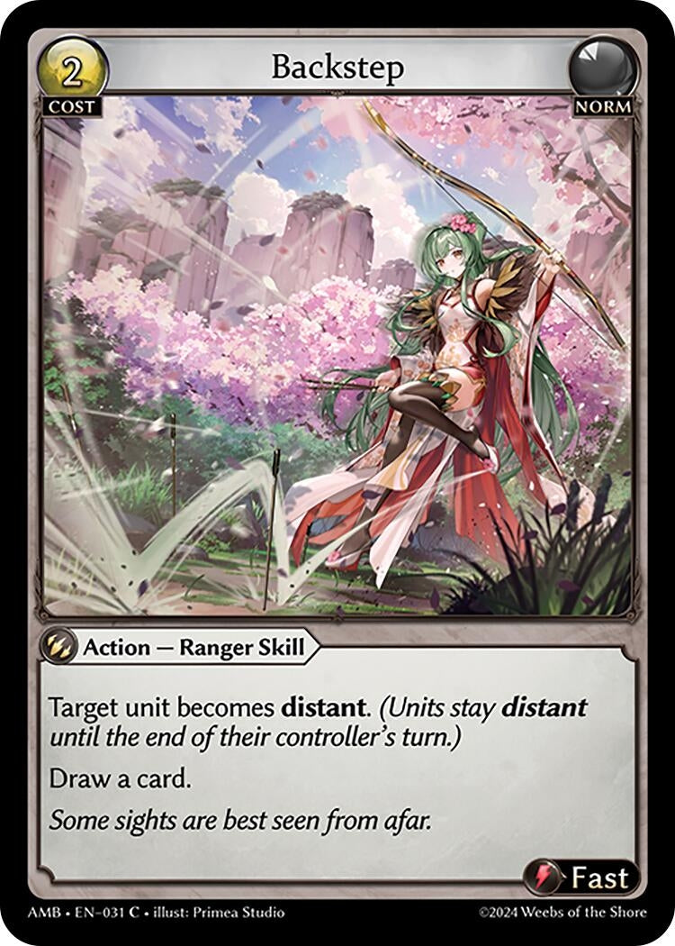 Image for Backstep (Mortal Ambition) (031) - Grand Archive TCG