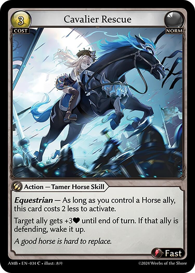 Image for Cavalier Rescue (Mortal Ambition) (034) - Grand Archive TCG