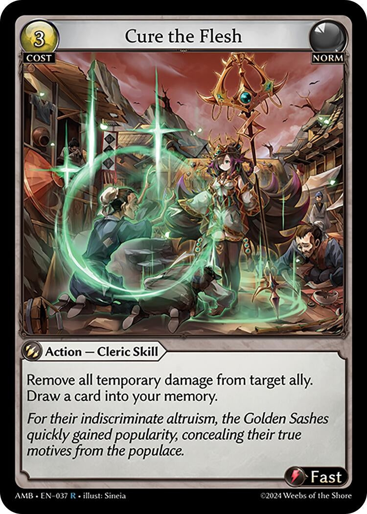 Image for Cure the Flesh (Mortal Ambition) (037) - Grand Archive TCG