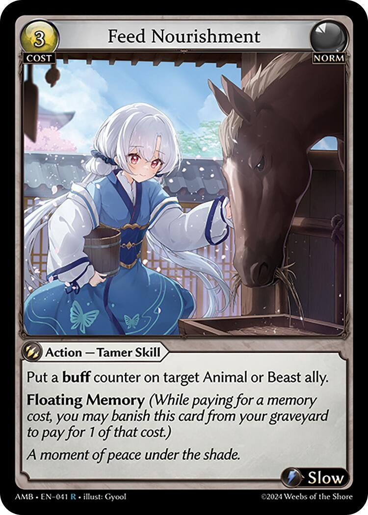Image for Feed Nourishment (Mortal Ambition) (041) - Grand Archive TCG