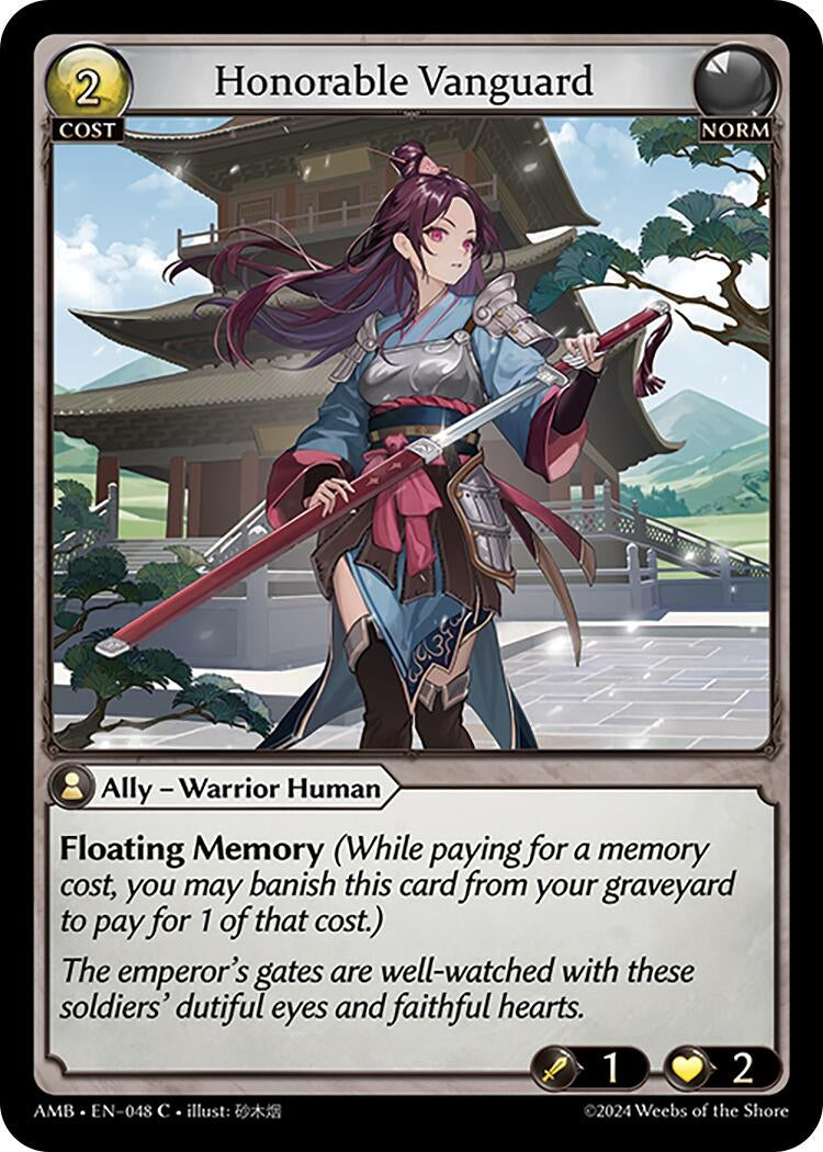 Image for Honorable Vanguard (Mortal Ambition) (048) - Grand Archive TCG