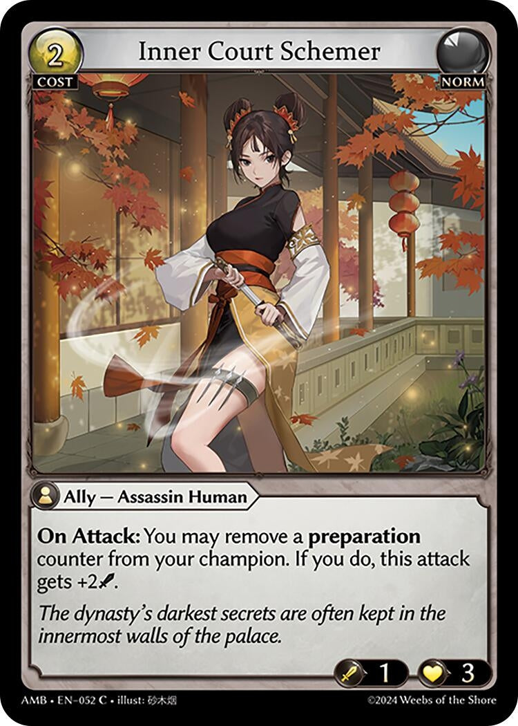 Image for Inner Court Schemer (Mortal Ambition) (052) - Grand Archive TCG