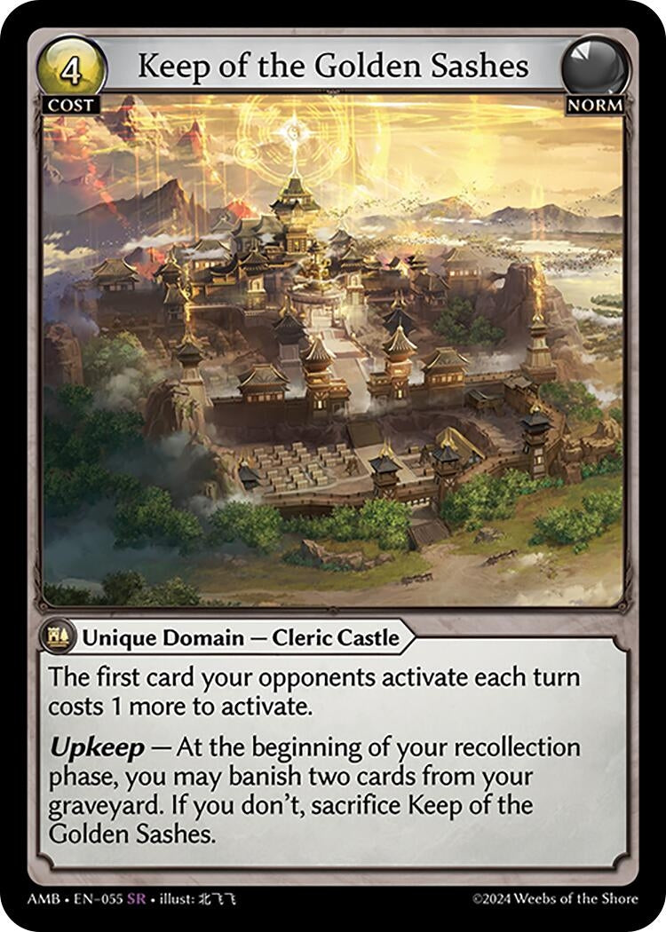 Image for Keep of the Golden Sashes (Mortal Ambition) (055) - Grand Archive TCG