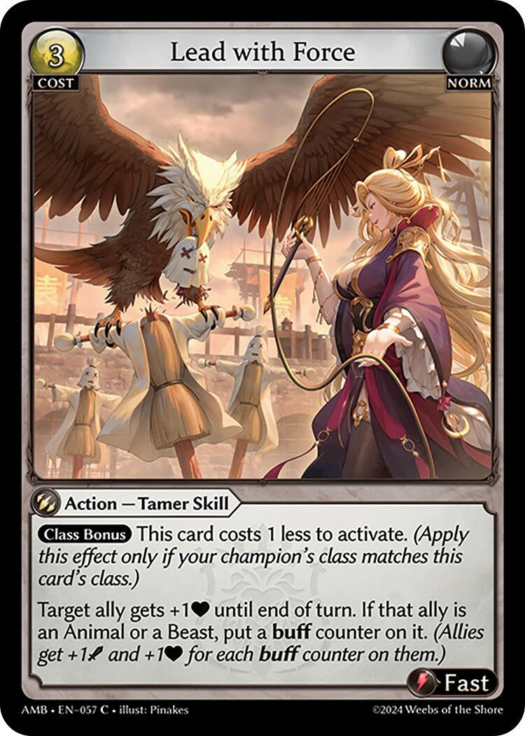 Image for Lead with Force (Mortal Ambition) (057) - Grand Archive TCG