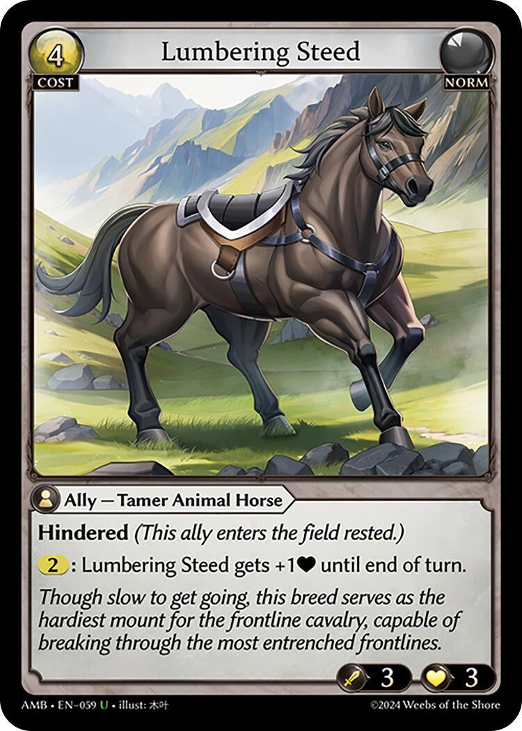 Image for Lumbering Steed (Mortal Ambition) (059) - Grand Archive TCG