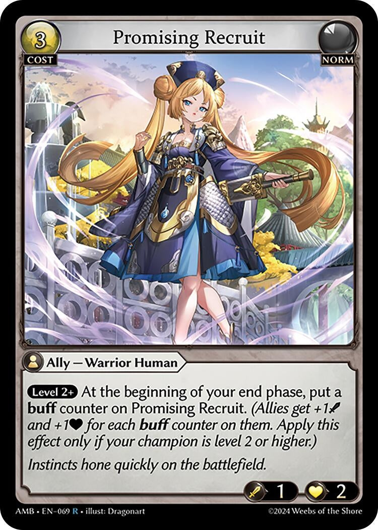 Image for Promising Recruit (Mortal Ambition) (069) - Grand Archive TCG