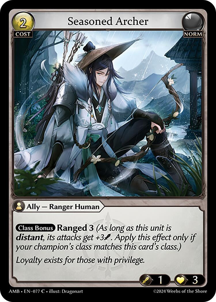 Image for Seasoned Archer (Mortal Ambition) (077) - Grand Archive TCG