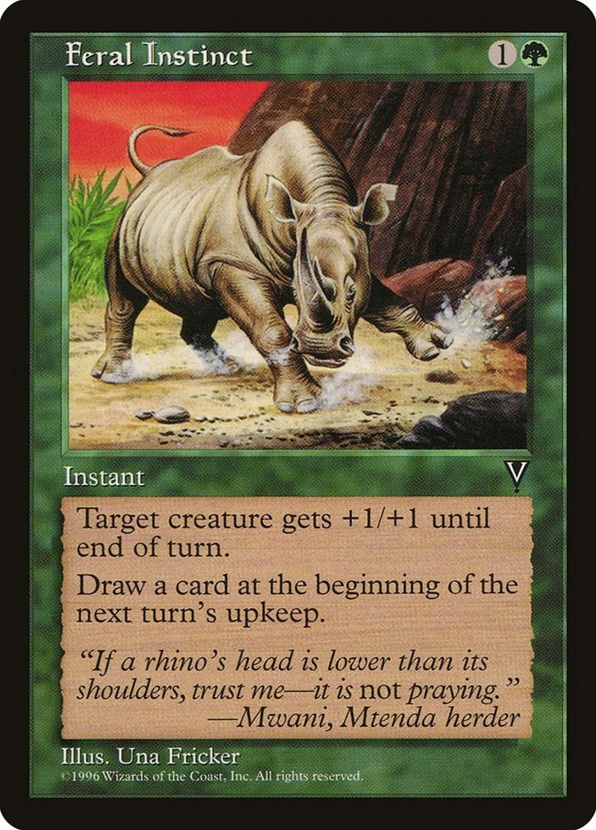 Image for Feral Instinct (Visions) - Magic: The Gathering