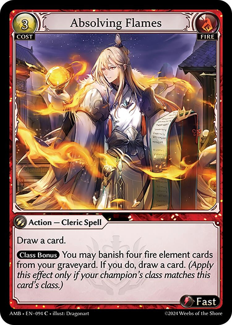 Image for Absolving Flames (Mortal Ambition) (094) - Grand Archive TCG