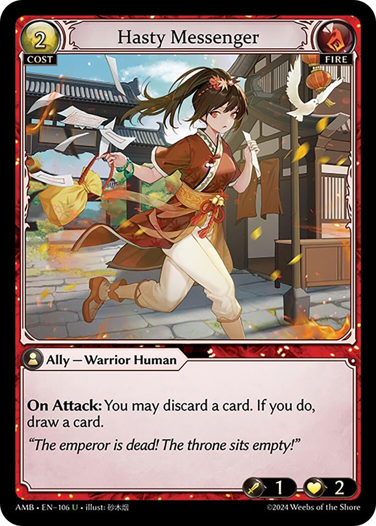 Image for Hasty Messenger (Mortal Ambition) (106) - Grand Archive TCG