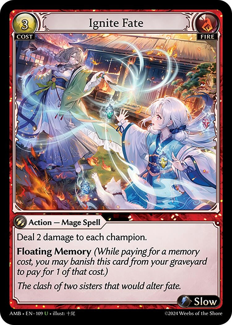 Image for Ignite Fate (Mortal Ambition) (109) - Grand Archive TCG
