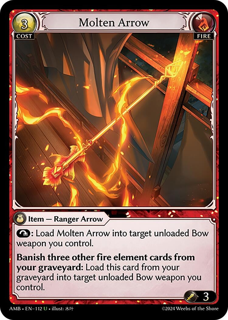 Image for Molten Arrow (Mortal Ambition) (112) - Grand Archive TCG