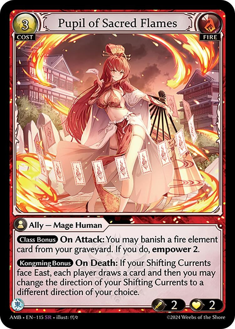 Image for Pupil of Sacred Flames (Mortal Ambition) (115) - Grand Archive TCG