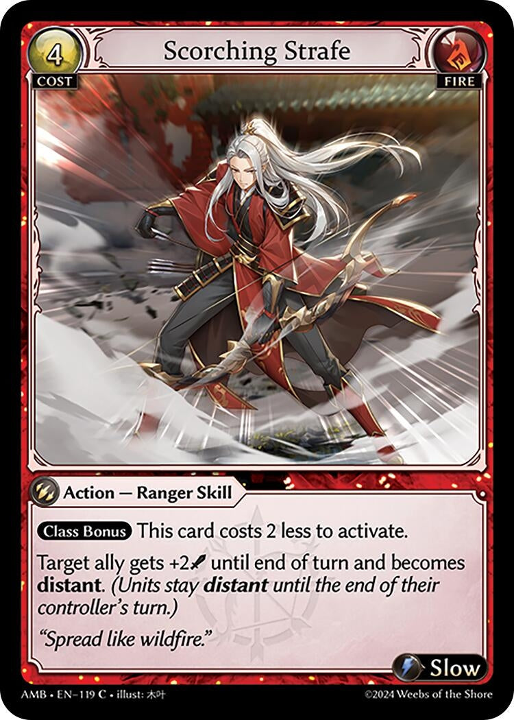 Image for Scorching Strafe (Mortal Ambition) (119) - Grand Archive TCG