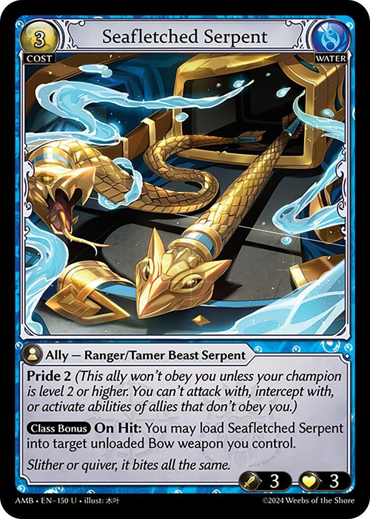 Image for Seafletched Serpent (Mortal Ambition) (150) - Grand Archive TCG