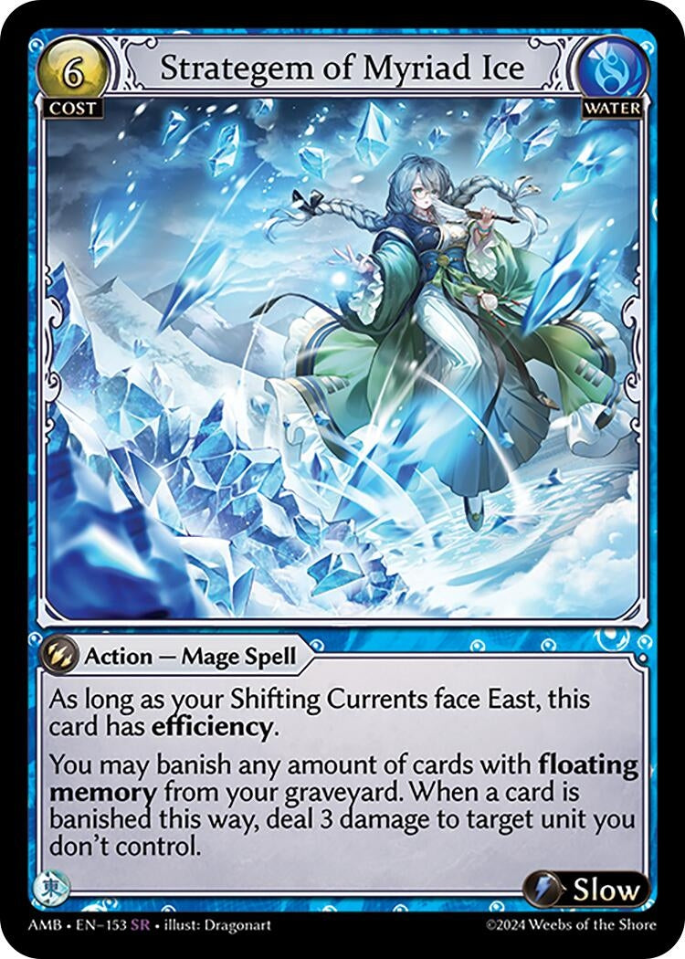 Image for Strategem of Myriad Ice (Mortal Ambition) (153) - Grand Archive TCG