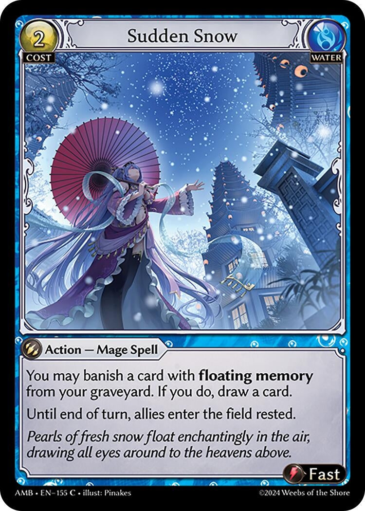 Image for Sudden Snow (Mortal Ambition) (155) - Grand Archive TCG
