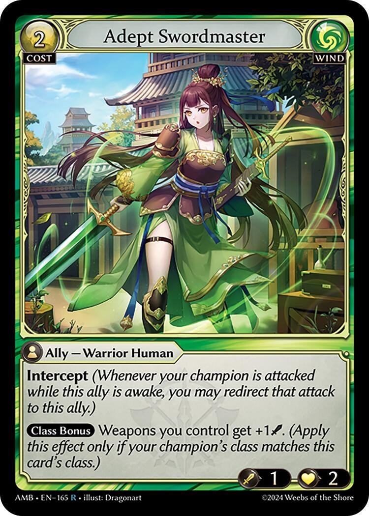 Image for Adept Swordmaster (Mortal Ambition) (165) - Grand Archive TCG