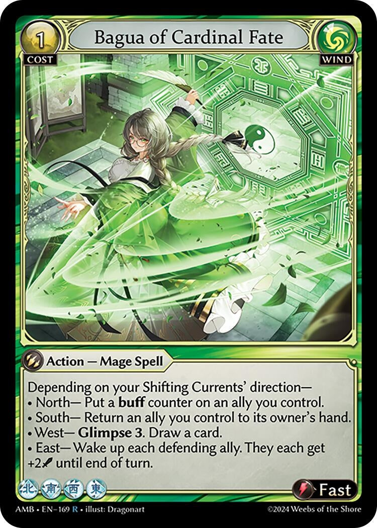 Image for Bagua of Cardinal Fate (Mortal Ambition) (169) - Grand Archive TCG