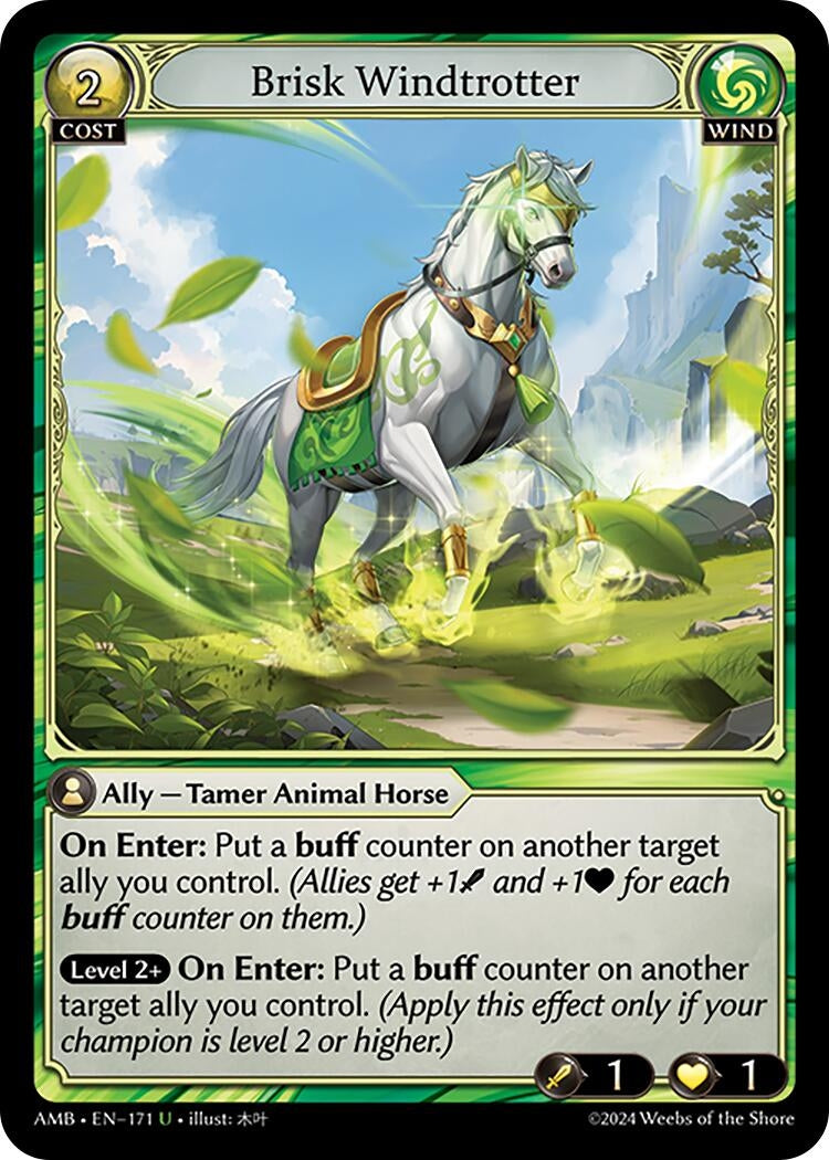 Image for Brisk Windtrotter (Mortal Ambition) (171) - Grand Archive TCG