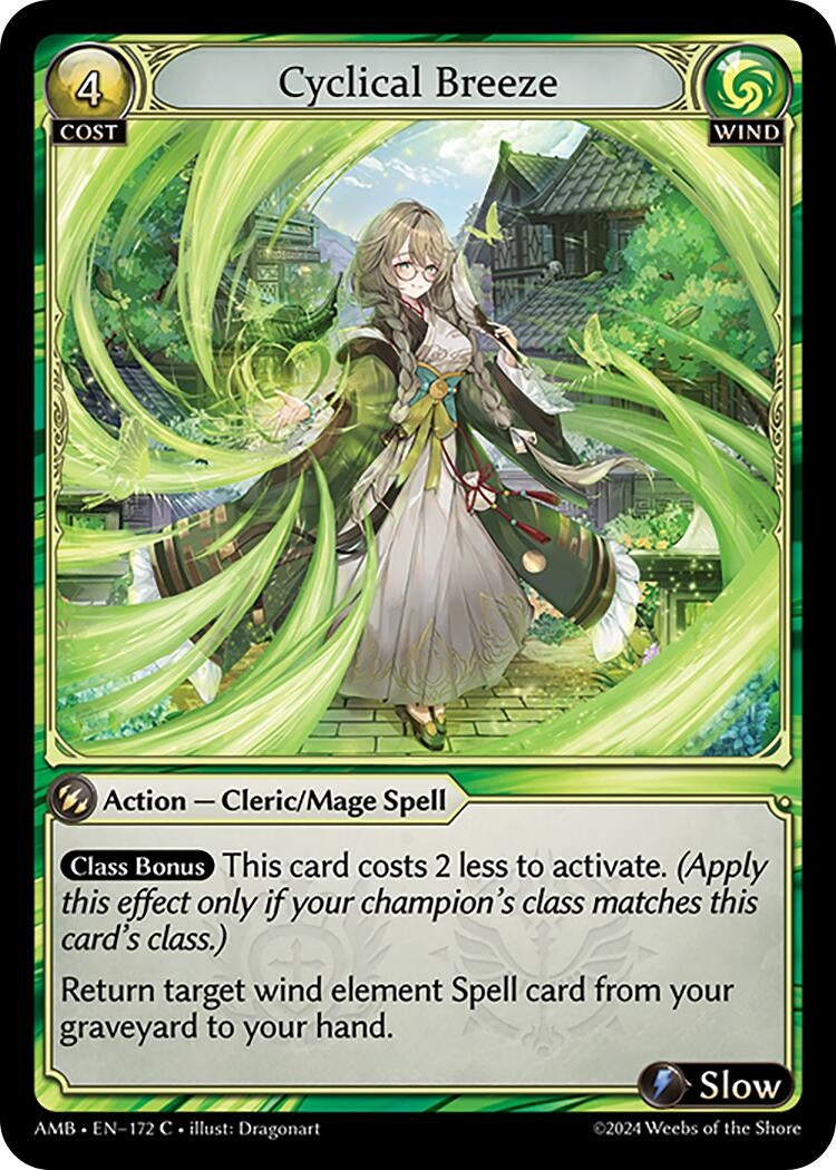 Image for Cyclical Breeze (Mortal Ambition) (172) - Grand Archive TCG