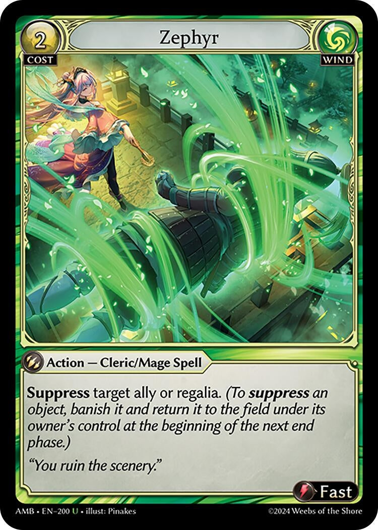 Image for Zephyr (Mortal Ambition) (200) - Grand Archive TCG