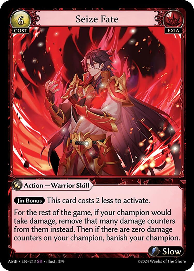 Image for Seize Fate (Mortal Ambition) (213) - Grand Archive TCG