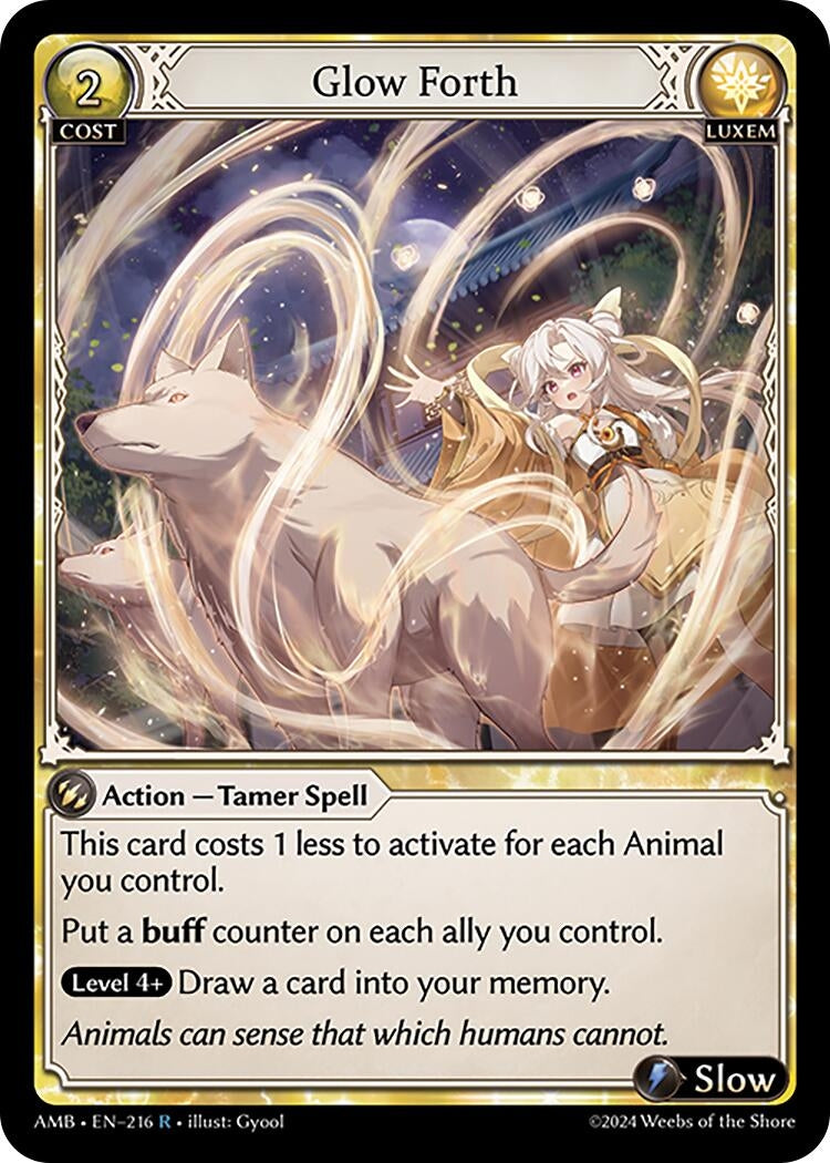 Image for Glow Forth (Mortal Ambition) (216) - Grand Archive TCG