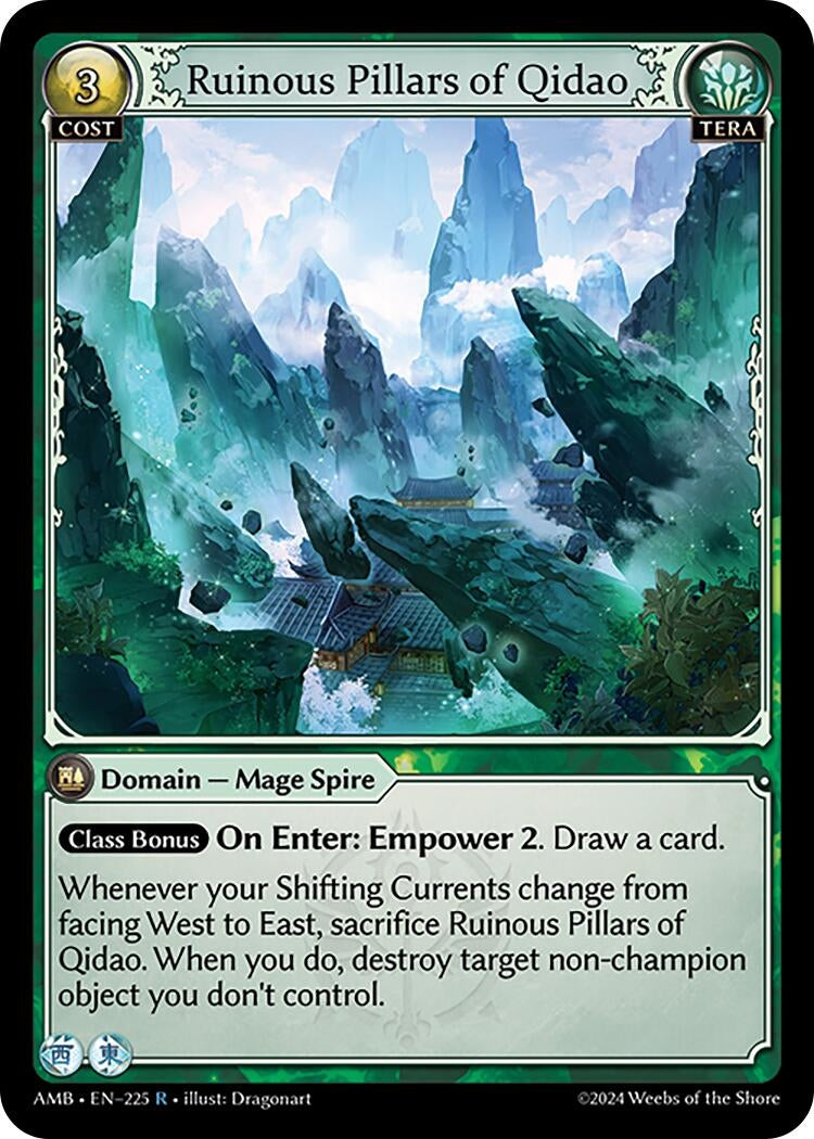 Image for Ruinous Pillars of Qidao (Mortal Ambition) (225) - Grand Archive TCG
