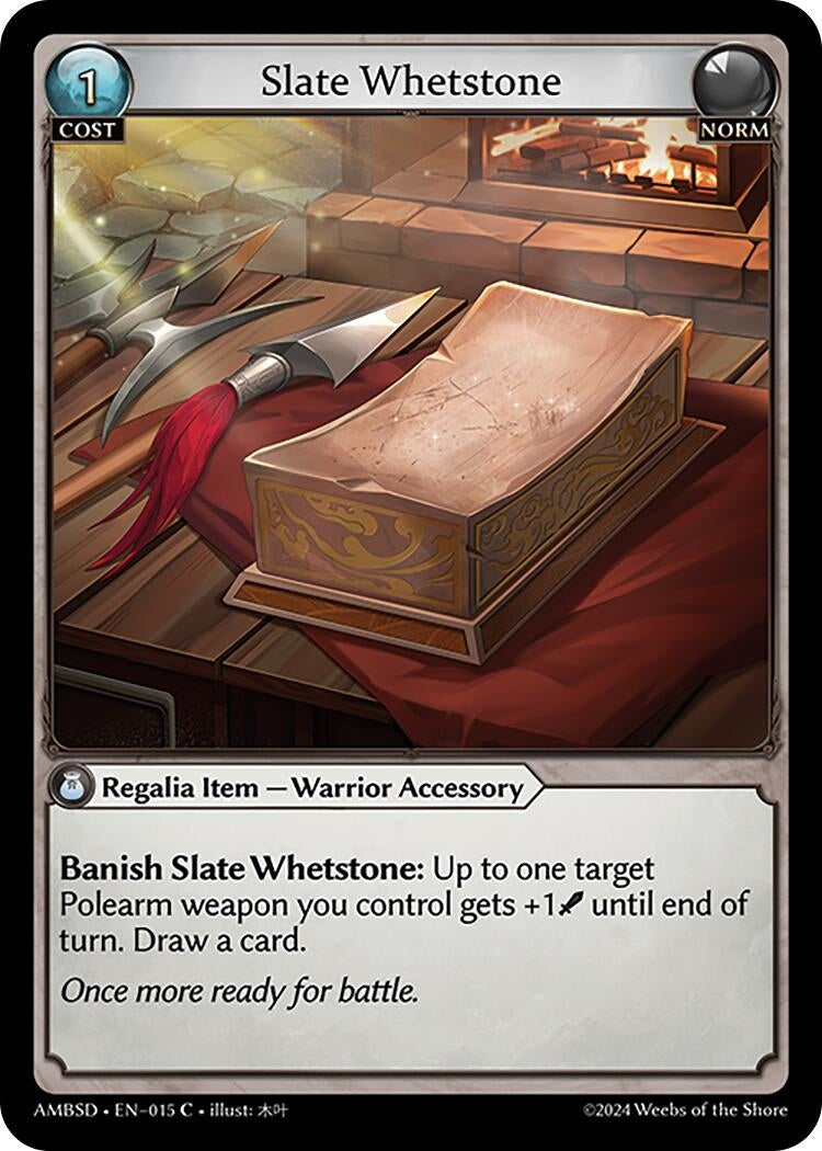 Image for Slate Whetstone (Mortal Ambition Starter Decks) (015) - Grand Archive TCG