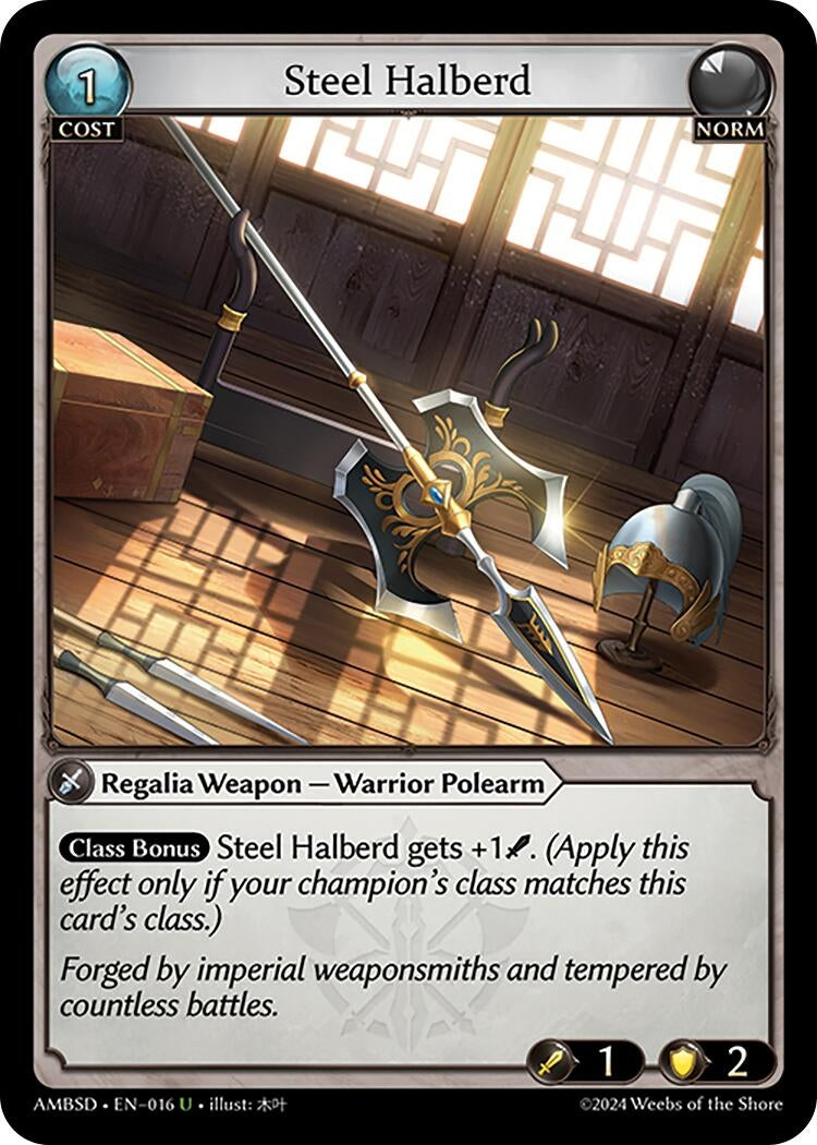 Image for Steel Halberd (Mortal Ambition Starter Decks) (016) - Grand Archive TCG
