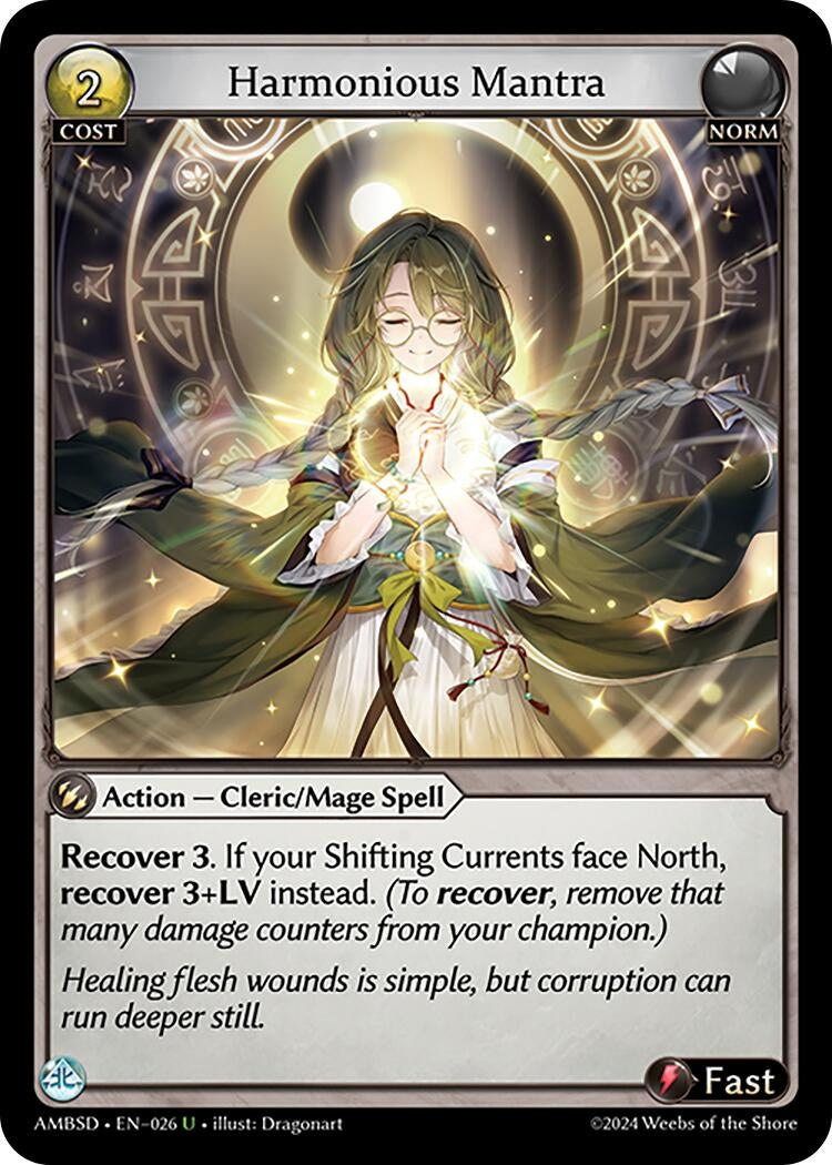 Image for Harmonious Mantra (Mortal Ambition Starter Decks) (026) - Grand Archive TCG