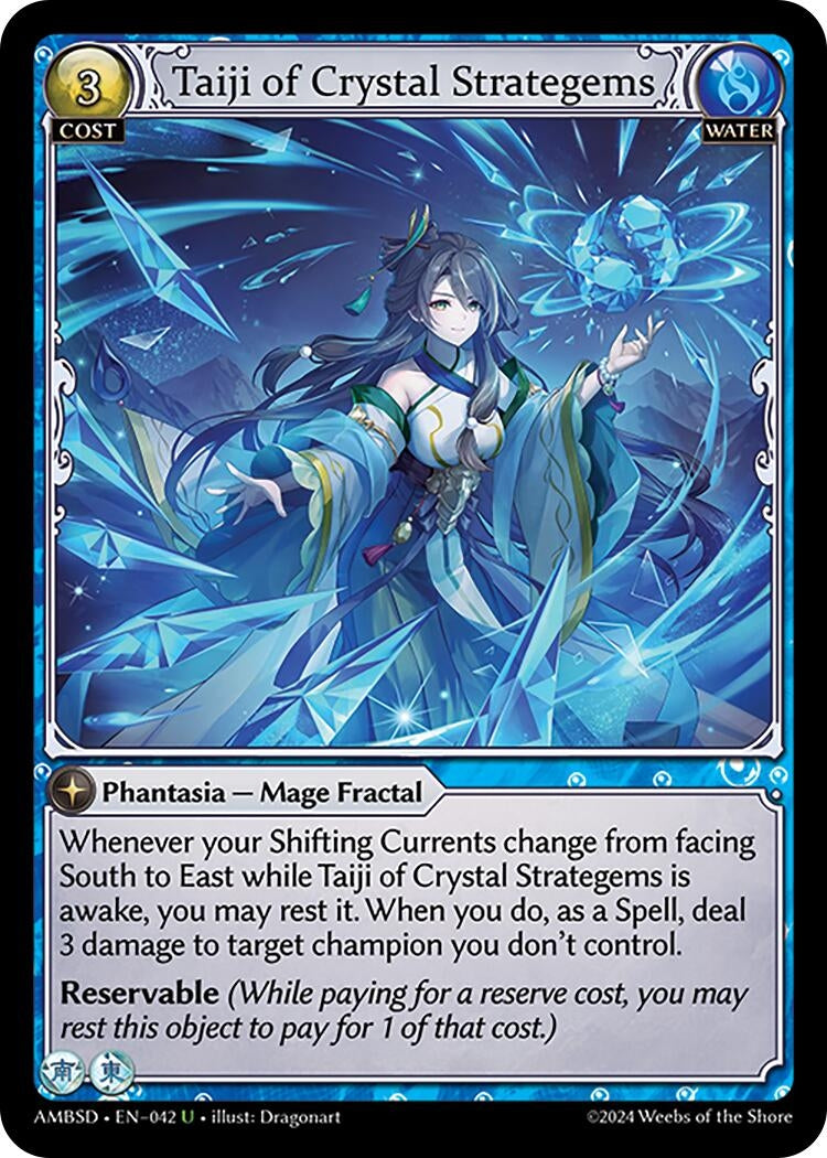 Image for Taiji of Crystal Strategems (Mortal Ambition Starter Decks) (042) - Grand Archive TCG