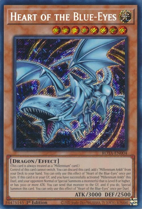 Image for Heart of the Blue-Eyes (Rage of the Abyss) (ROTA-EN004) - YuGiOh