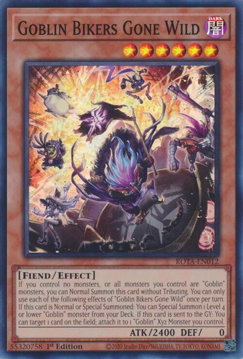 Image for Goblin Bikers Gone Wild (Rage of the Abyss) (ROTA-EN012) - YuGiOh