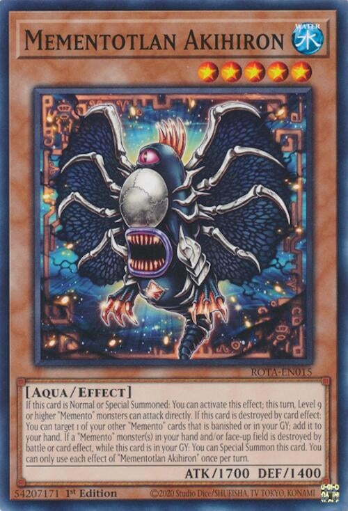 Image for Mementotlan Akihiron (Rage of the Abyss) (ROTA-EN015) - YuGiOh