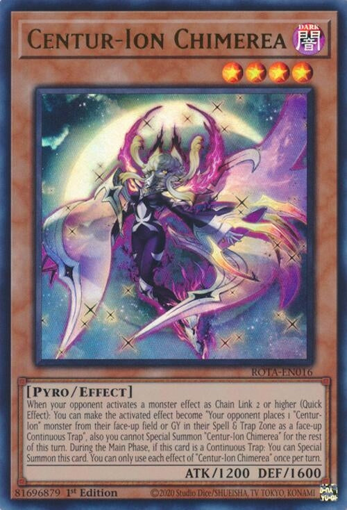 Image for Centur-Ion Chimerea (Rage of the Abyss) (ROTA-EN016) - YuGiOh
