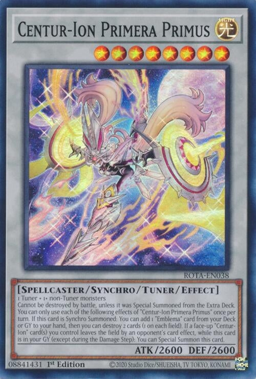 Image for Centur-Ion Primera Primus (Rage of the Abyss) (ROTA-EN038) - YuGiOh