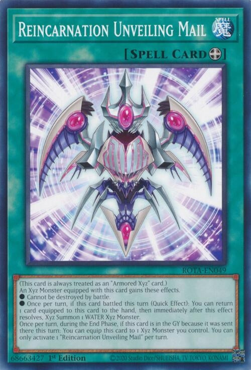 Image for Reincarnation Unveiling Mail (Rage of the Abyss) (ROTA-EN049) - YuGiOh