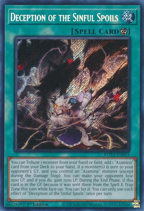 Image for Deception of the Sinful Spoils (Rage of the Abyss) (ROTA-EN055) - YuGiOh