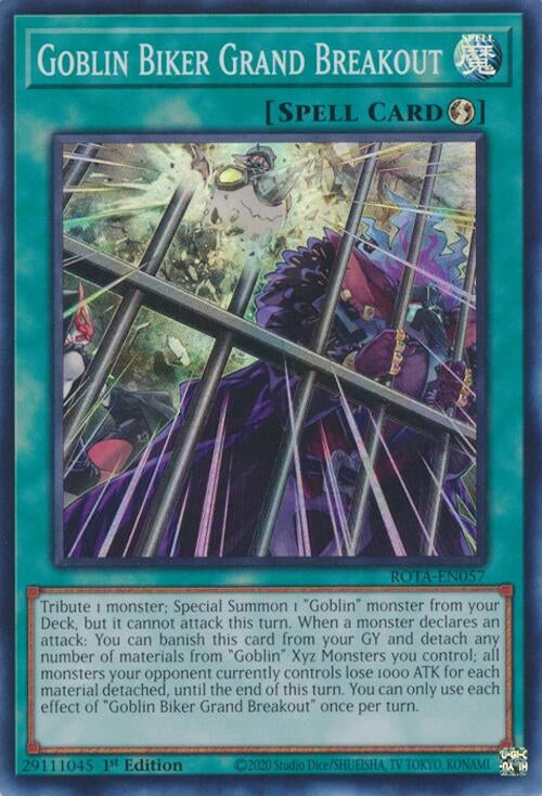 Image for Goblin Biker Grand Breakout (Rage of the Abyss) (ROTA-EN057) - YuGiOh