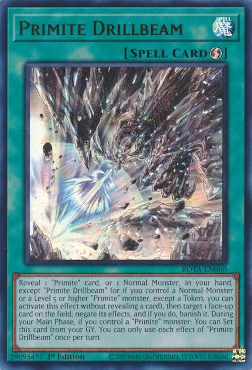 Image for Primite Drillbeam (Rage of the Abyss) (ROTA-EN060) - YuGiOh