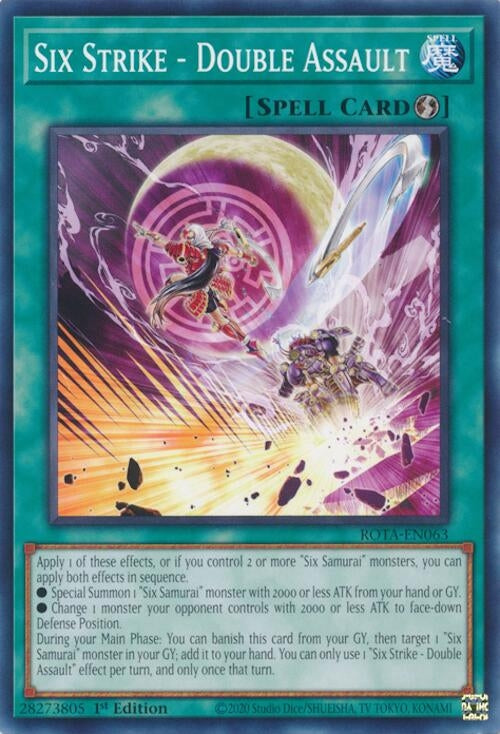 Image for Six Strike - Double Assault (Rage of the Abyss) (ROTA-EN063) - YuGiOh