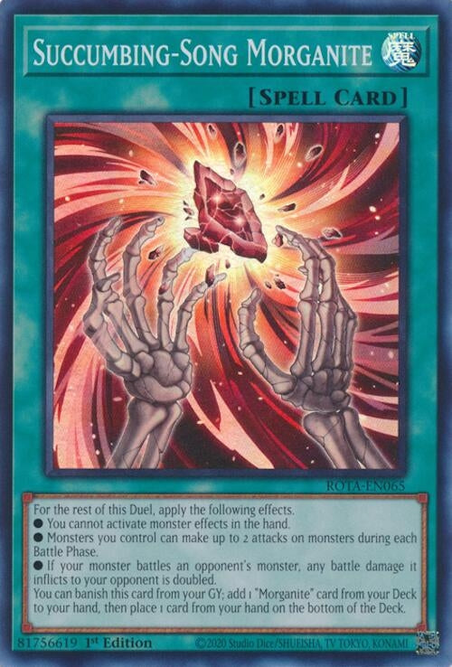 Image for Succumbing-Song Morganite (Rage of the Abyss) (ROTA-EN065) - YuGiOh