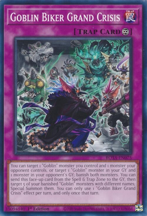 Image for Goblin Biker Grand Crisis (Rage of the Abyss) (ROTA-EN075) - YuGiOh