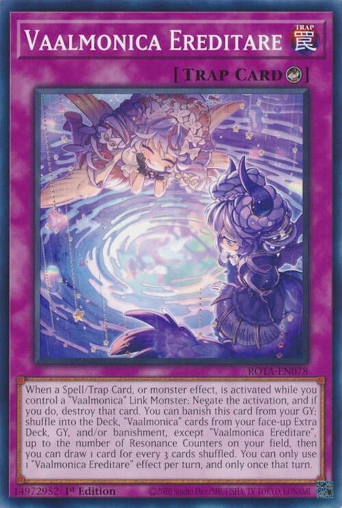 Image for Vaalmonica Ereditare (Rage of the Abyss) (ROTA-EN078) - YuGiOh