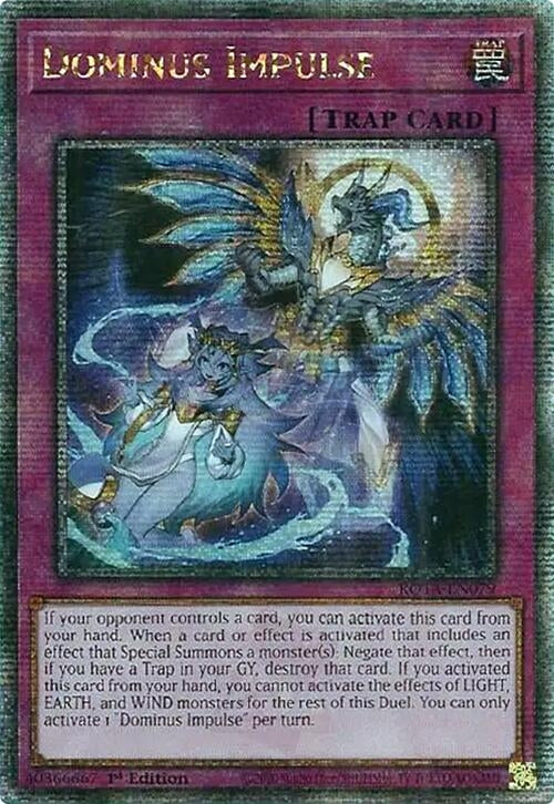 Image for Dominus Impulse (Quarter Century Secret Rare) (Rage of the Abyss) (ROTA-EN079) - YuGiOh