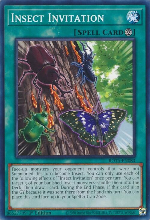 Image for Insect Invitation (Rage of the Abyss) (ROTA-EN083) - YuGiOh