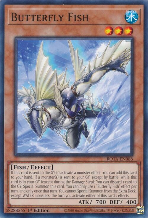 Image for Butterfly Fish (Rage of the Abyss) (ROTA-EN088) - YuGiOh